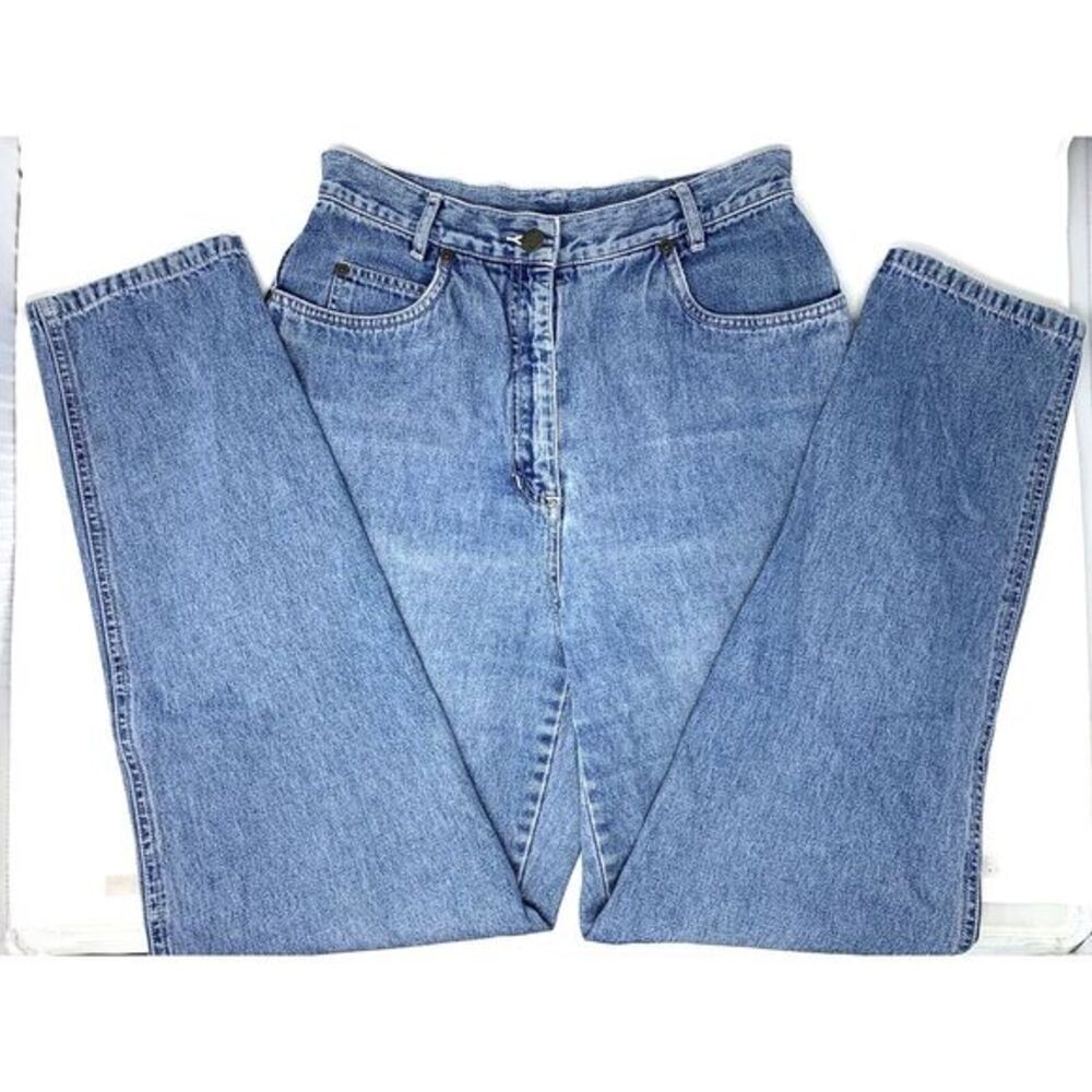 First Issue Blue Denim Straight Leg High Rise Women's Jeans Size‎ 8